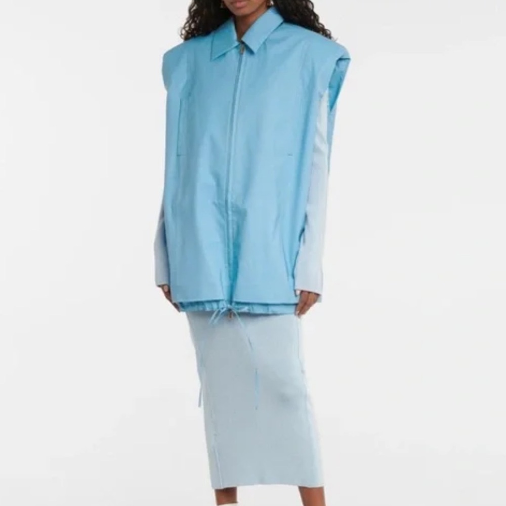 Jacquemus LE Blue Gilet Biella ! NWT